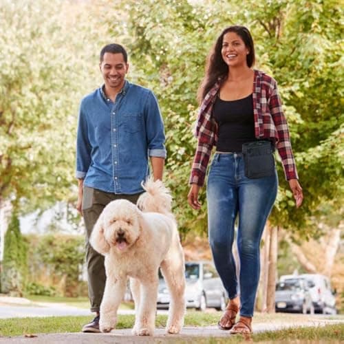 HANWELL Dog Walking Bag with Dual Compartment & Removable Inner Pocket — view 2