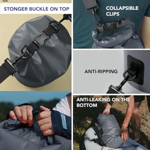 Unigear Waterproof Dry Bag 2L-55L with Phone Pouch for Swimming Kayaking — view 4