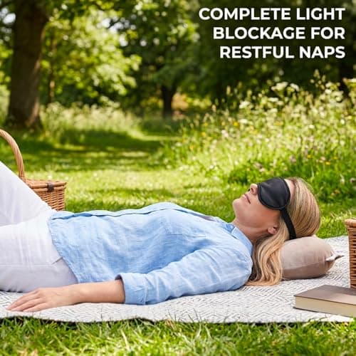 Pack of 20 Blindfolds for Personal Use, Blackout Eye Mask for Sleeping Comfort, Light Blocking Design for Daytime Naps and Travel — view 5