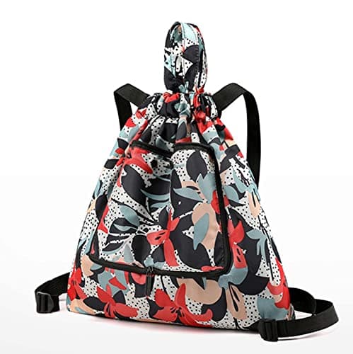 Folding Sports Fitness Backpack Light Travel Backpack Backpack with Wheels for Women (A, One Size) — view 5