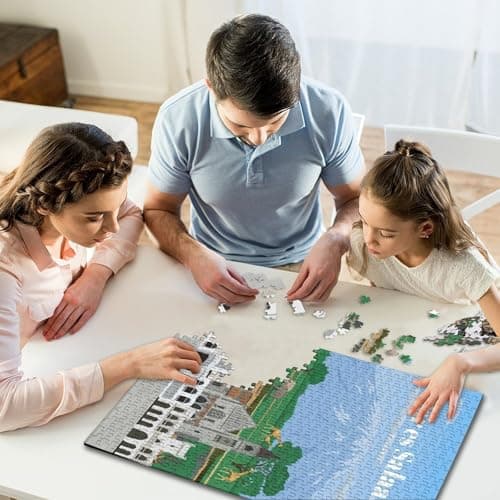 Travel to Dar Es Salaam Jigsaw Puzzle 1000 Pieces, Romantic City Break Scene, 1000 Pieces for Adults, Travel Gift for Adults, Screen-Free Fun, 70x50cm/1000pcs — view 2