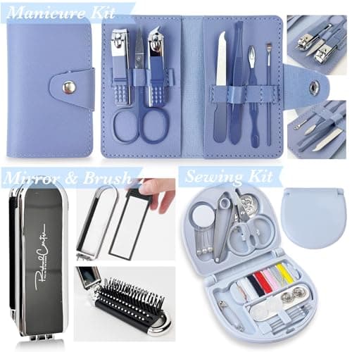 ARK Survivor Women's Wedding Emergency Kit 39 Essential Items for Brides Team Bride All in One Travel Kit Personal Care Women's Travel Set (Sky Blue) — view 4