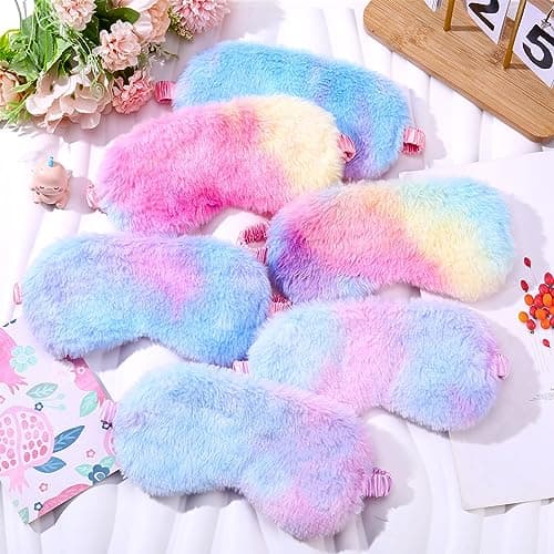Heyu-Lotus 6 PCS Kids Eye Masks for Sleeping Plush Kids Sleep Mask — view 3