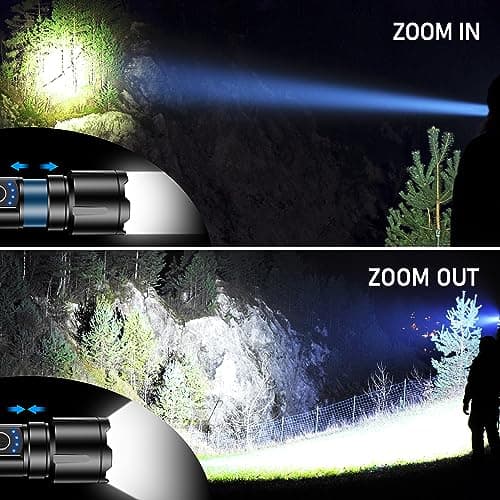 Blukar LED Torch Rechargeable, Ultra High Lumens Super Bright Torches — view 3
