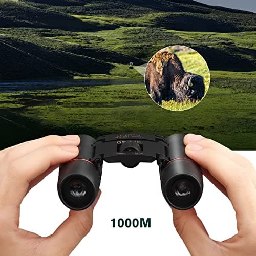 Flintronic 30 x 60 HD Telescope Mini Binoculars Waterproof Portable, Foldable Compact Pocket Size Small and Lightweight for Adults Hunting, Sightseeing, Bird Watching, Hiking, Camping — view 5