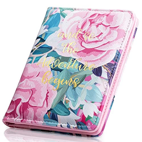 George Hughes Passport Holder Travel Wallet - Cruelty Free Vegan Eco-Friendly Passport Cover UK - Passport Wallet - Passport Case for Women