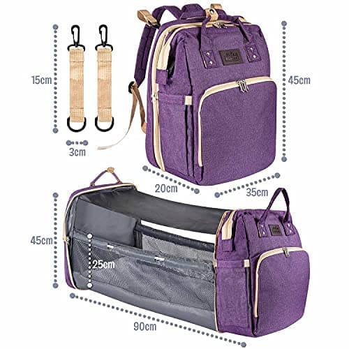 all Kids United® Baby Changing Backpack with Integrated Cot & Changing Mat — view 6