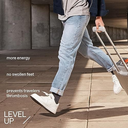 STOX Energy Socks Merino Flight Socks for Men, Compression Socks — view 3