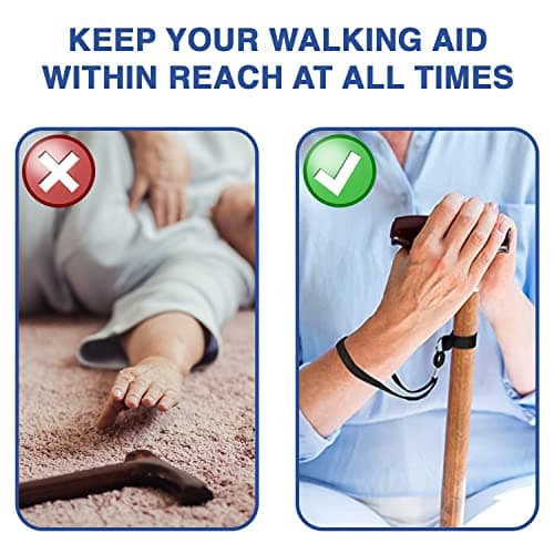 Walking Stick Wrist Strap - Corded — view 3