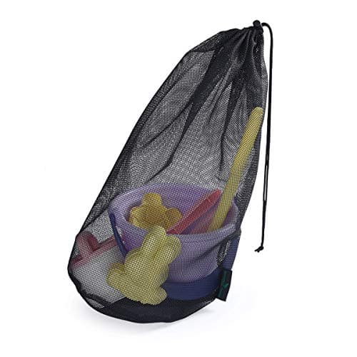 iBasingo 5-Pack Drawstring Mesh Bags Nylon Stuff Sack BVP05 — view 5