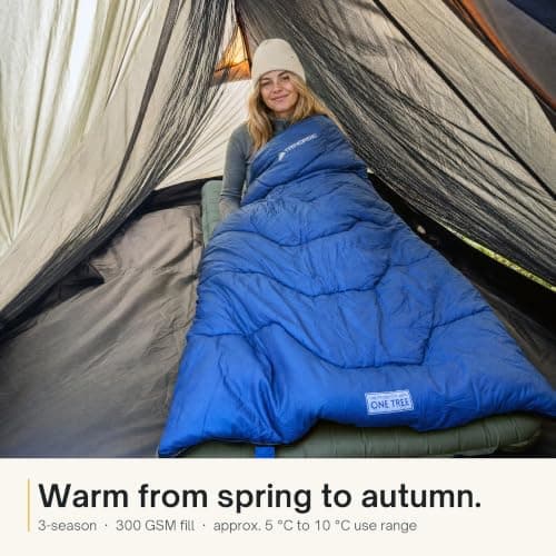 Trinordic 3-Season Camping Sleeping Bag – Rectangular for Adults — view 2
