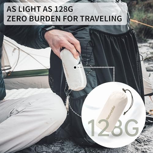 Naturehike Ultralight 128g Sleeping Bag Liner for Backpacking, Hostels, Huts, Camping — view 5