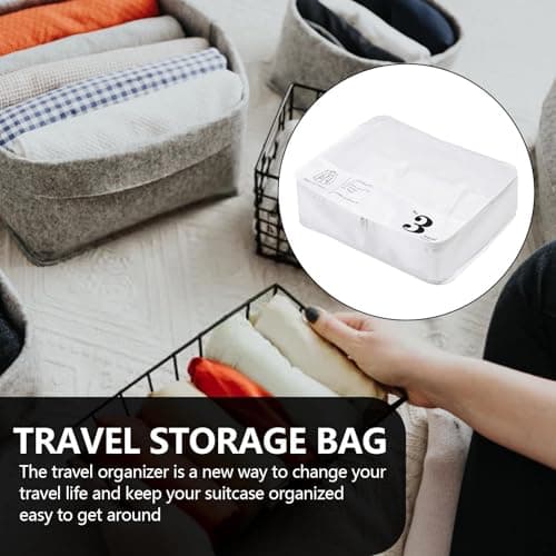 Travel Bag for Packing Buckle Polyester Toiletries Suitcase Travel Bag — view 3