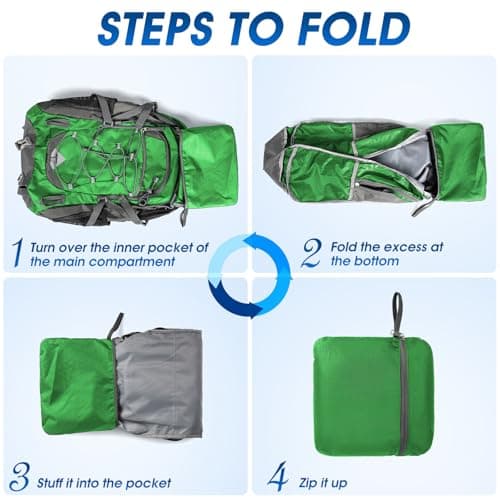 IGOLUMON Hiking Backpack 40L Lightweight Foldable Backpack for Men Women — view 6