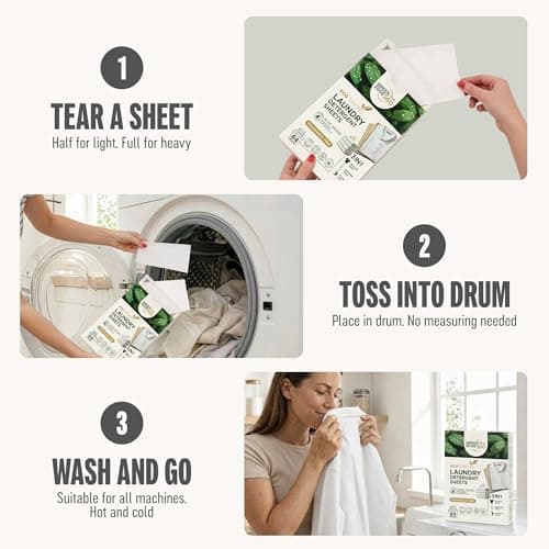 Green Edge 360 Laundry Detergent Sheets | Washing Strips |Up to 64 Loads — view 6