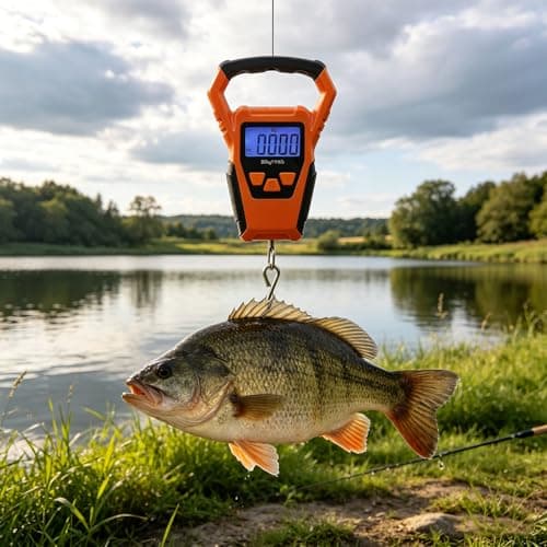 110lb / 50kg Hanging Scale Digital Luggage Scale for Travel, Brown — view 6