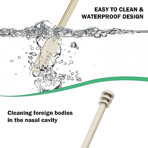 BEZOX Manual Nose Hair Trimmer (Pack of 3) - Rotating Nasal Hair Razor Cutter with Ear Picker for Women and Men - Portable Nostril Hair Remover Tools — view 6