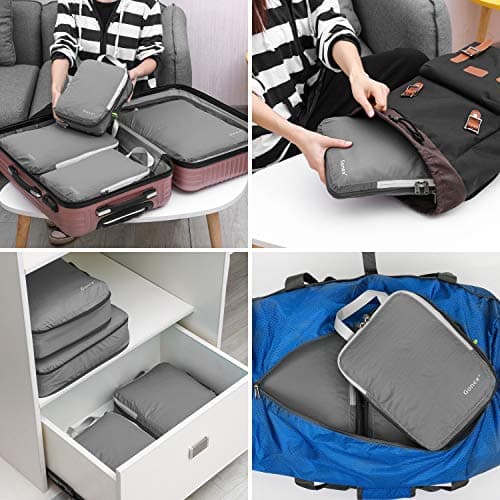 Gonex Compression Packing Cubes, 4-Piece Expandable Travel Organisers — view 4