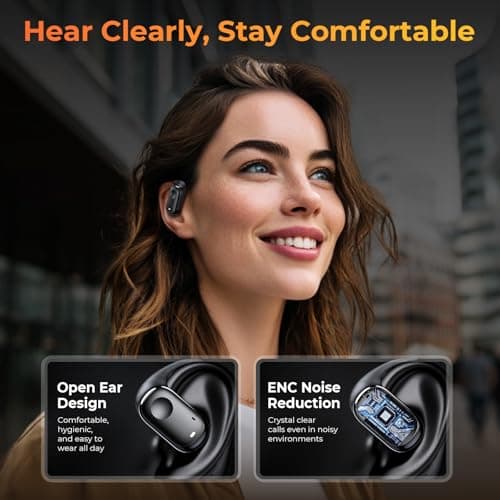 Kentfaith Translation Earbuds, 3-in-1 Bluetooth 5.3 AI Translator Earbuds with 150 Languages, 98% Accuracy, 0.3s Live Translation, with Offline Support for Travel/Business/Learning — view 6
