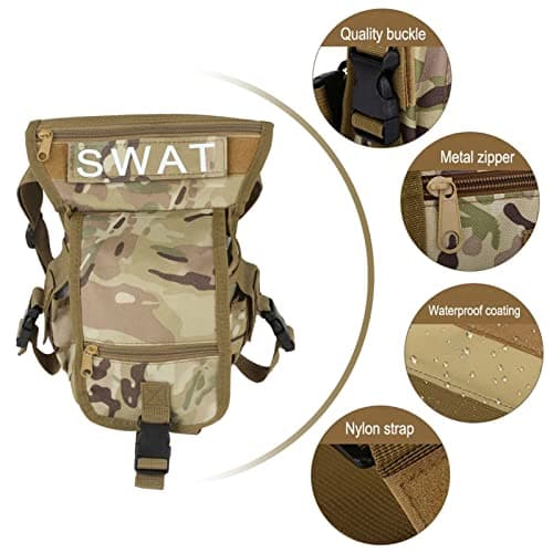Shoze Leg Waist Strap Bag Metal Detecting Detector Accessories Heavy Duty Finds Pouch Bag Waist Treasure Hunting Prospecting Finds Bag for Outdoor Activities Hiking Traveling — view 6