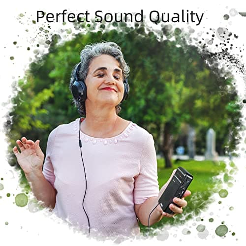 PRUNUS J-166 Portable Radio AM FM, Battery Operated Radio — view 5