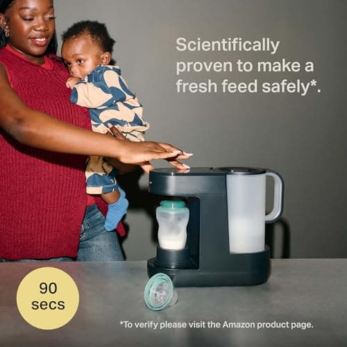 Tommee Tippee Perfect Prep Machine, Baby Bottle Formula Feed Maker with Antibacterial Water Filter, App Support, Day & Night Feed-Friendly Features, Slate — view 6
