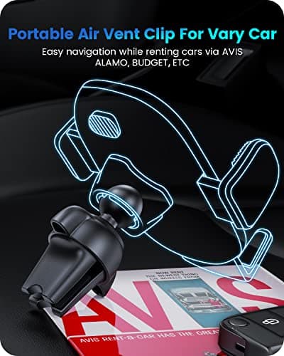 OQTIQ Car Phone Holder Windscreen Mount, Dashboard Phone Holder — view 5