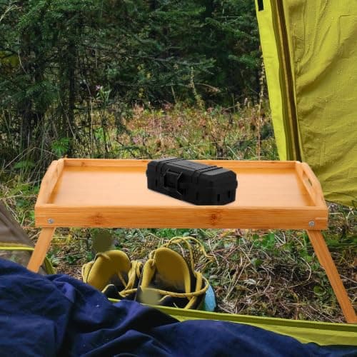 VOSAREA Plastic Shockproof Box Small Survival Gear Holder, Pp Tactical Equipment Storage Box, Black, Impact Protection, Stackable, Travel and Outdoor Sports — view 6