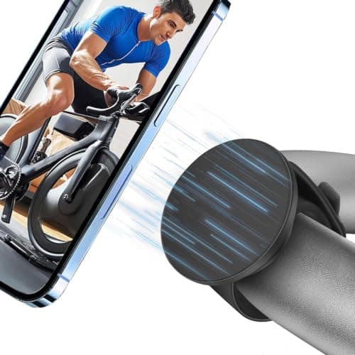 EEEKit Magnetic Gym Phone Holder: Indoor Bike Handlebar Holder Phone Mount