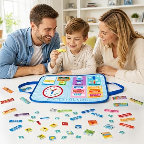WATINC Travel Felt Board Story Set - 70PCS Portable Felt Board Educational — view 6