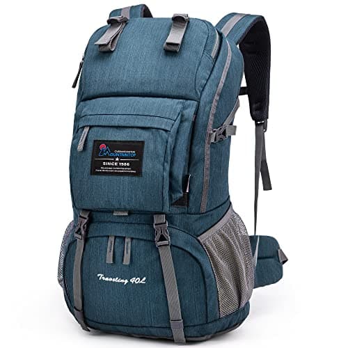 MOUNTAINTOP 40L Hiking Backpack Water Resistant Rucksack Unisex