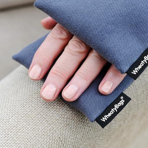 Wheat Bag Microwave Small Rectangle (15cm) Heat Pack - Pack of 2 (Organic Cotton Fabric - Natural with Lavender) — view 4