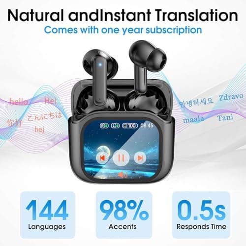 AI Translation Earbuds Smart Real-Time Wireless Noise Cancelling Earphone — view 4