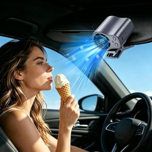 Portable Fan | Non Slip 199 Adjustable Speeds - Clip On Fan,for Cycling Fishing Jobsite Camping Road Trip Beach Men Women Youth Teens Adults — view 2