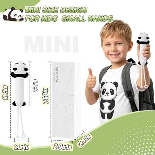 ZKLiLi Kid's Rechargeable LED Panda Flashlight, LED Kid Flashlightfor Both Boys and Girls, Fun Flashlight Suitable for Camping and Outdoor Exploration, Birthday Gift — view 2