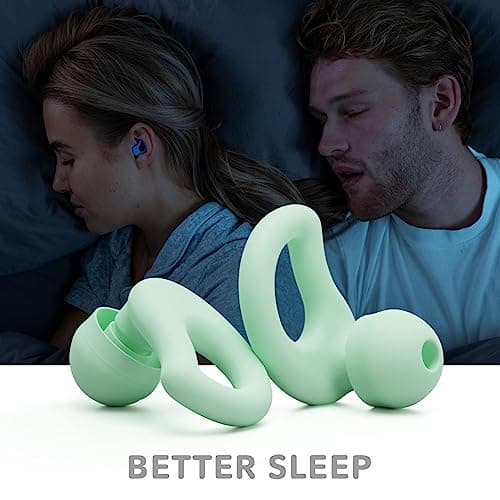 CURVD Everyday Earplugs – Ultra Soft, Customizable Sleep, Travel, Sensitivity, Noise Protection, for Sound Canceling Isolation, up to -30dB Reduction, NRR 15, Reusable and Sustainable (Mint) — view 6
