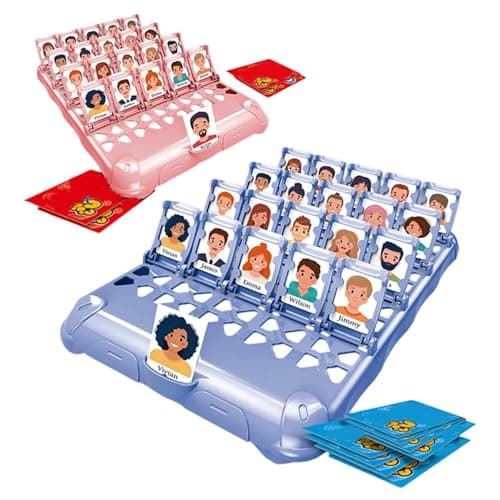 Family Board Games, Educational Learning Experience, 1 Piece, Gàming Gùèss Whò? Card Game, 2 Player Guessing Games, Interactive Gameplay Design, For Boys Girls Family Home School Travel Camping