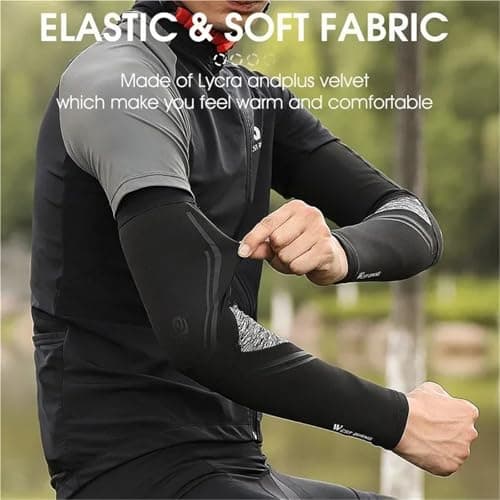 ADRLOPFE Compression Socks Sports Compression Leg Sleeves Men Women Winter Fleece Warmers Cycling Running Basketball Leggings(L,Summer Set) — view 5