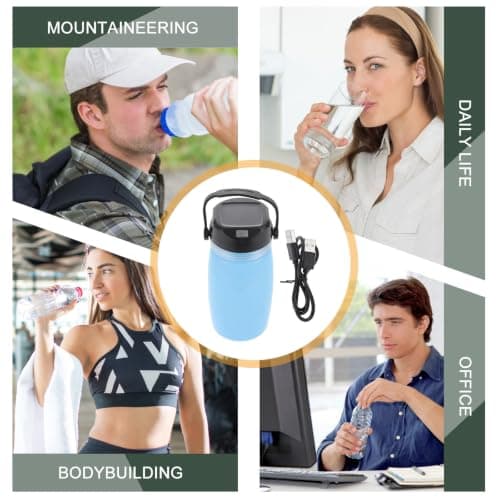 Solar Charging Kettle 730ml Portable Water Bottle for Camping — view 3