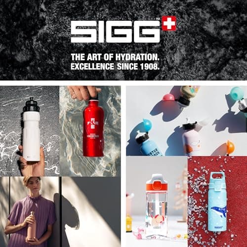 Sigg - Aluminum Sports Water Bottle - WMB Sports Morning Blue - With 3-Stage Sports Cap - Leakproof & Lightweight - BPA Free - 0.75L — view 6