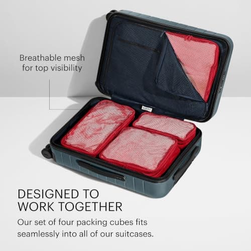 Away Insider Packing Cubes Set of 4, Lightweight Travel Luggage Organizers — view 3