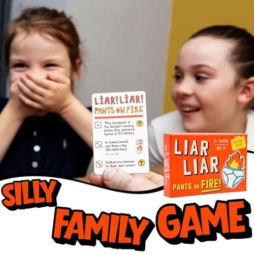 Boxer Gifts Liar Liar Pants on Fire Fun Travel Game for Kids – Can You Tell Who’s Lying? 2+ Players, Ages 8+ — view 2