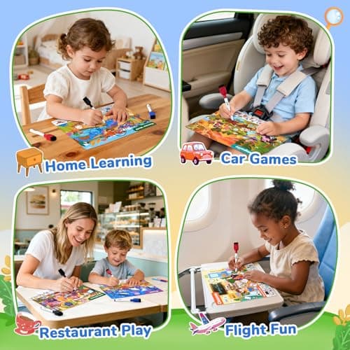 JoyCat Search & Find Activity Books, Preschool Learning Activities for 3-8 — view 6