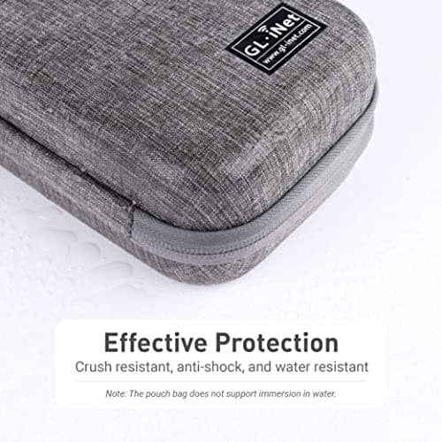GL.iNet Router Case, EVA Hard Shell, Water-Resistant and Shockproof, Grey — view 4