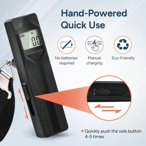 travel inspira Battery-Free Luggage Scale, Suitcase Weighing Scales — view 4