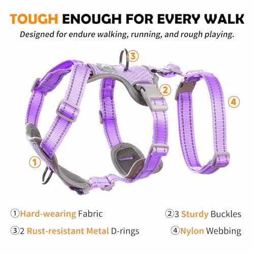 Huntboo Escape Proof Dog Harness Medium, No Pull dog harness — view 5