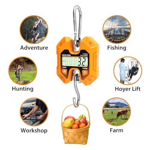 GRAM PRES Digital Hanging Scale 660LB/300KG — view 6