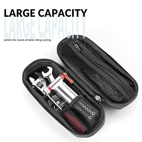 ROCKBROS Bicycle Accessories Organizer Bag Travel Portable Bicycle Multifunctional Bag for Repair Tools, Mini Pump — view 3