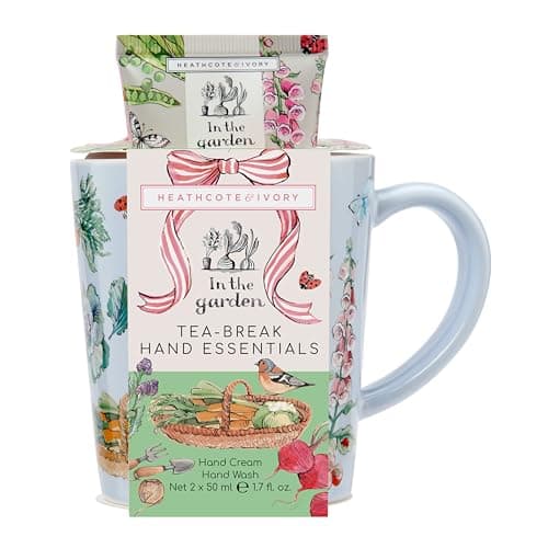 Heathcote & Ivory Hand Cream x2 50ml, Ceramic Mug