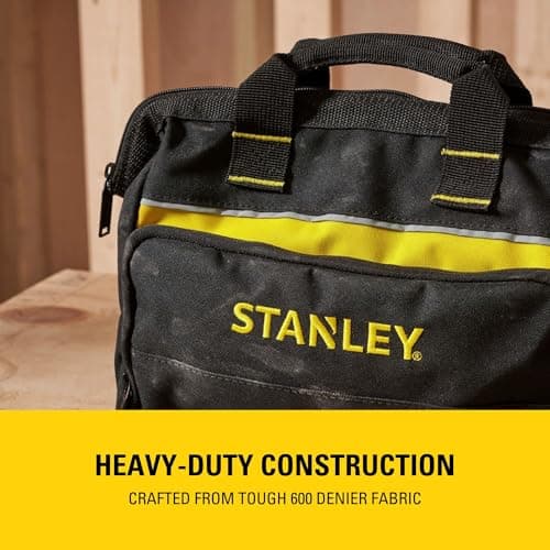 STANLEY 12in Heavy-Duty Multi-Pocket Storage Tool Bag, 1-93-330 — view 5